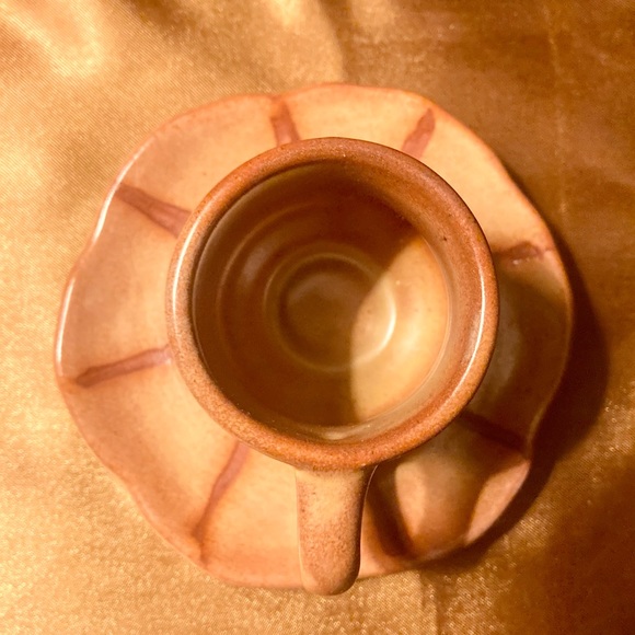 Vintage Frankoma 293 Tea Cup & Saucer - Picture 5 of 7